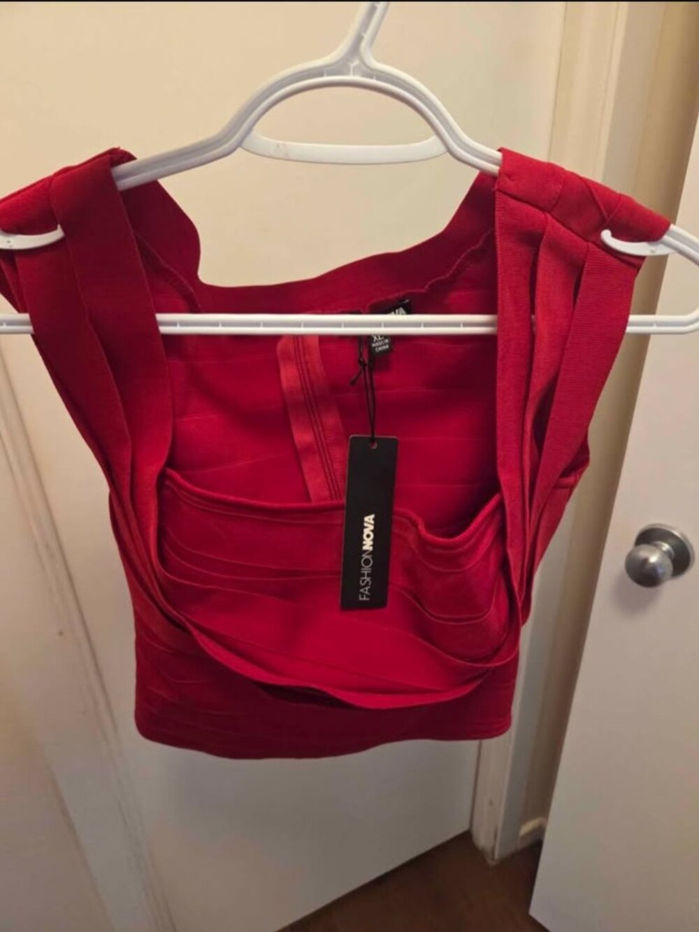 Fashionnova red bandage top